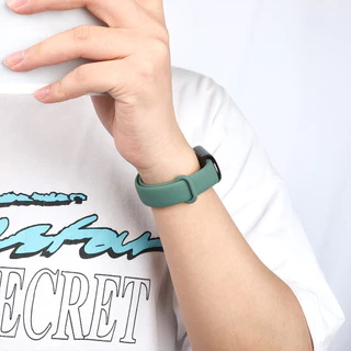 สายยางกีฬา for Xiaomi Mi Band 10/9/8 อุปกรณ์เสริมสร้อยข้อมือซิลิโคน Soft Polos Warna for Smartwatch Mi Band 10 9 8 NFC