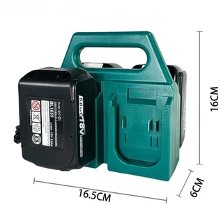 MAKITA สถานีชาร์จอย่างรวดเร็ว ฟังก์ชั่นคู่ชั้นวางมือจับแบบพกพาสําหรับ ดู 18โวลต์ ที่เก็บแบตเตอรี่และแท่นชาร์จ