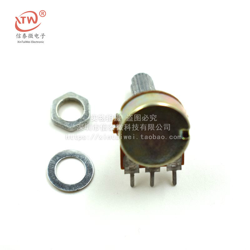 WH-148 Single Potentiometer B50K Power Amplifier Potentiometer Handle ความยาว 15 มม.Crown ร้านค้าทาง