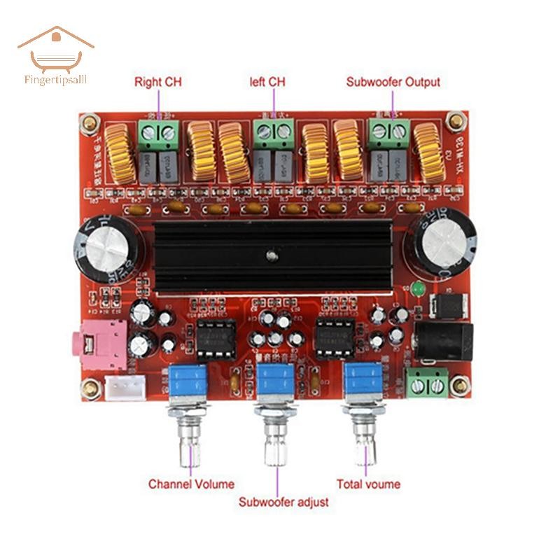 FIN TPA3116D2 ช่อง 2.1 ซับวูฟเฟอร์ดิจิตอลเครื่องขยายเสียงโมดูล XH-M139 12V – 24V 2*50W + 100W HiFi เครื่องขยายเสียง TH ราคา ถูกที่สุด ดีลบีเคเค แกลเลอรีภาพที่ 7