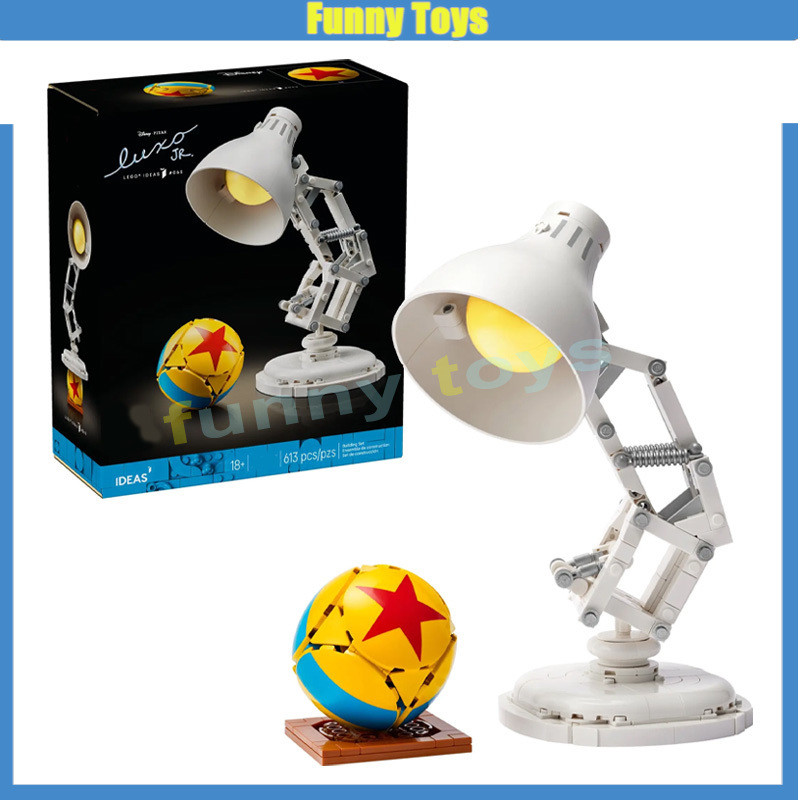 21357,Pixar Luxo Jr.,Building Blocks (613+/PCS) Pixar Ball,Pixar โคมไฟตั้งโต๊ะของเล่นของขวัญสําหรับเ