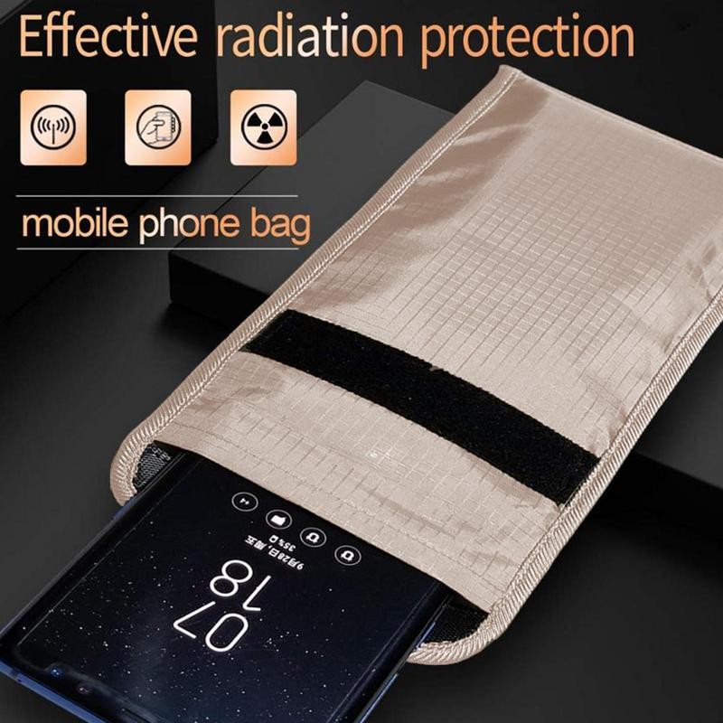 Signal Blocking Faraday Bag for Cell Phone Anti-Theft Key Fob Shield EMF GPS Location Info Security 