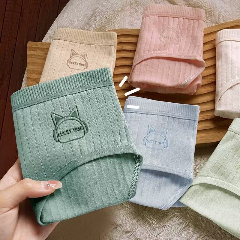 มี7 สี 3size M-XL กางเกงชั้นในผู้หญิง ผ้านุ่มนิ่ม ใส่สบายไม่ระคายเคืองผิว