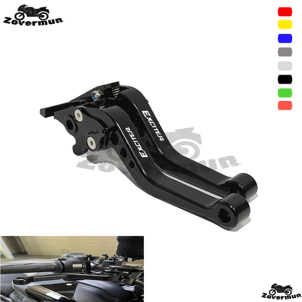 Fit สําหรับ Yamaha Exciter 135 150 155 อุปกรณ์เสริมรถจักรยานยนต์เบรคคันโยกคลัตช์ CNC อลูมิเนียม 6 ขั้นตอนปรับ Plug and Play Exciter มือเบรค