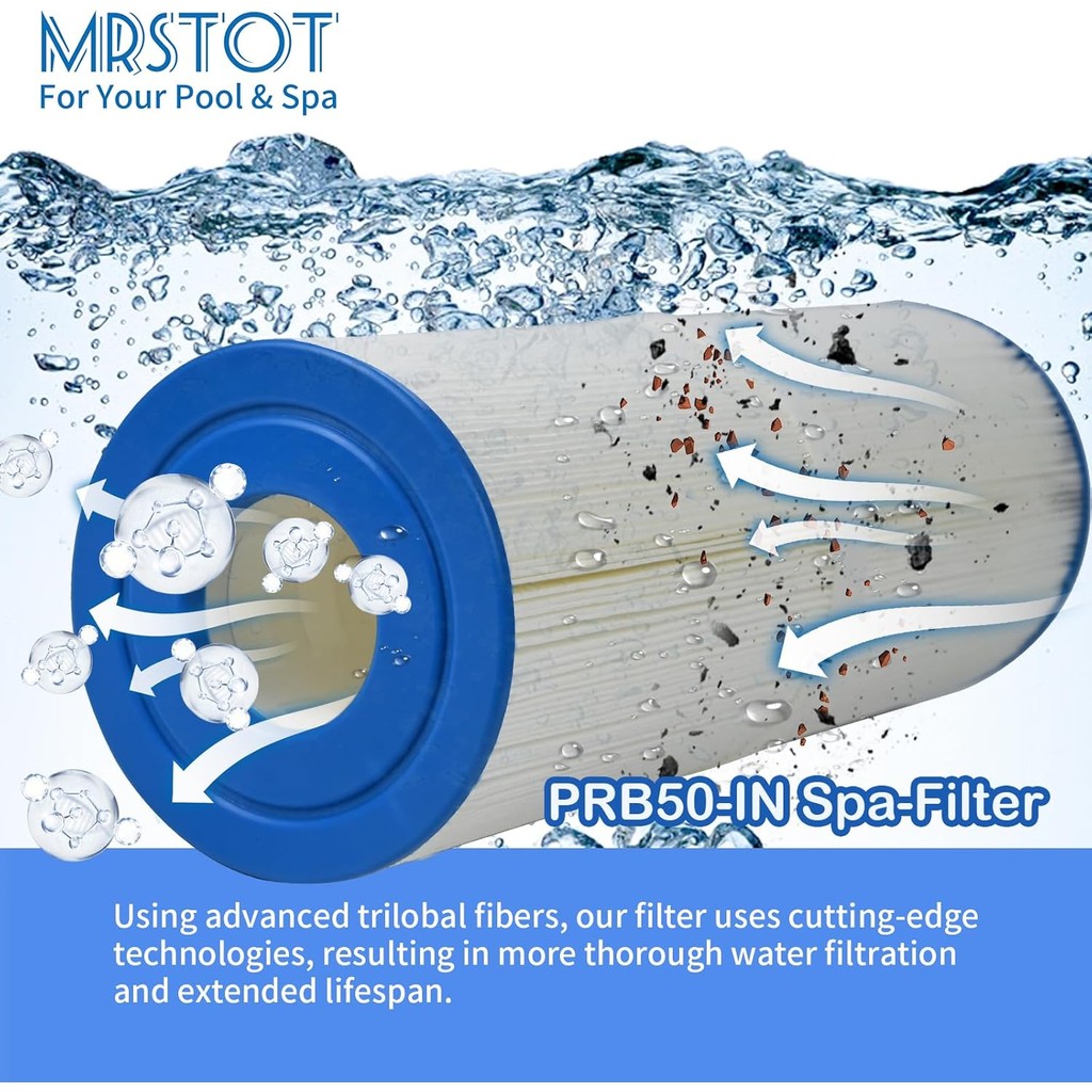 C-4950 ตัวกรองสปา, แทนที่สําหรับ PRB50-IN, Filbur FC-2290, สําหรับ J210/J220/J235/J245/J275, 50 sq.f