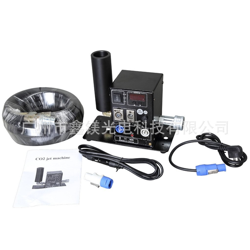 คอลัมน์อากาศเทคนิคพิเศษเครื่องควันเวทีข้ามพรมแดนDMXควันเครื่องซัพพลาย512สเปรย์คู่ร่วม2หัวคู่คาร์บอนไ