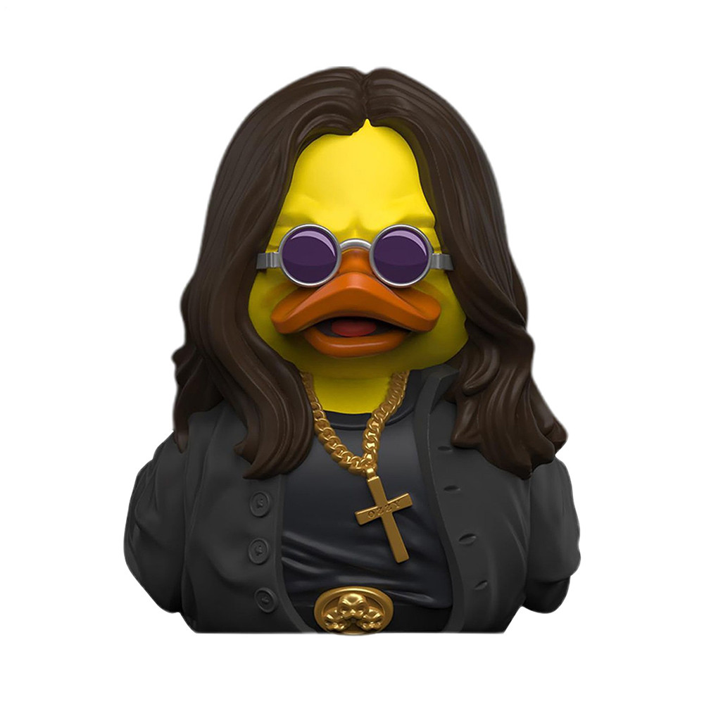 Mini Ozzy Resin Duck Statue OSBOURNE Collectible Duck Figure