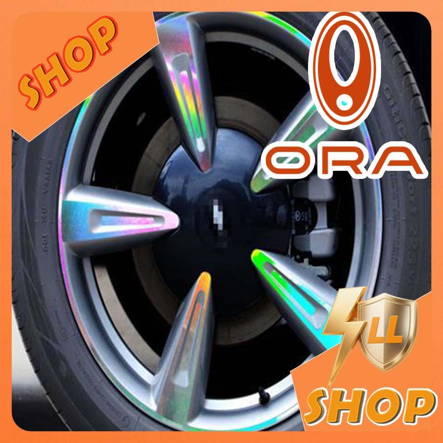 [READY]ORA GOOD CAT Laser Wheel Stickers Body Kit good cat ora Car Decoration Accessories 7N3Q
