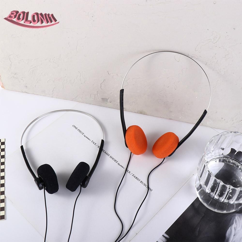 BO Retro Feelings Headphone, Wired Over Ear Underwire Headphone, Fashion 3.5mm 80s 90s Vintage Sport