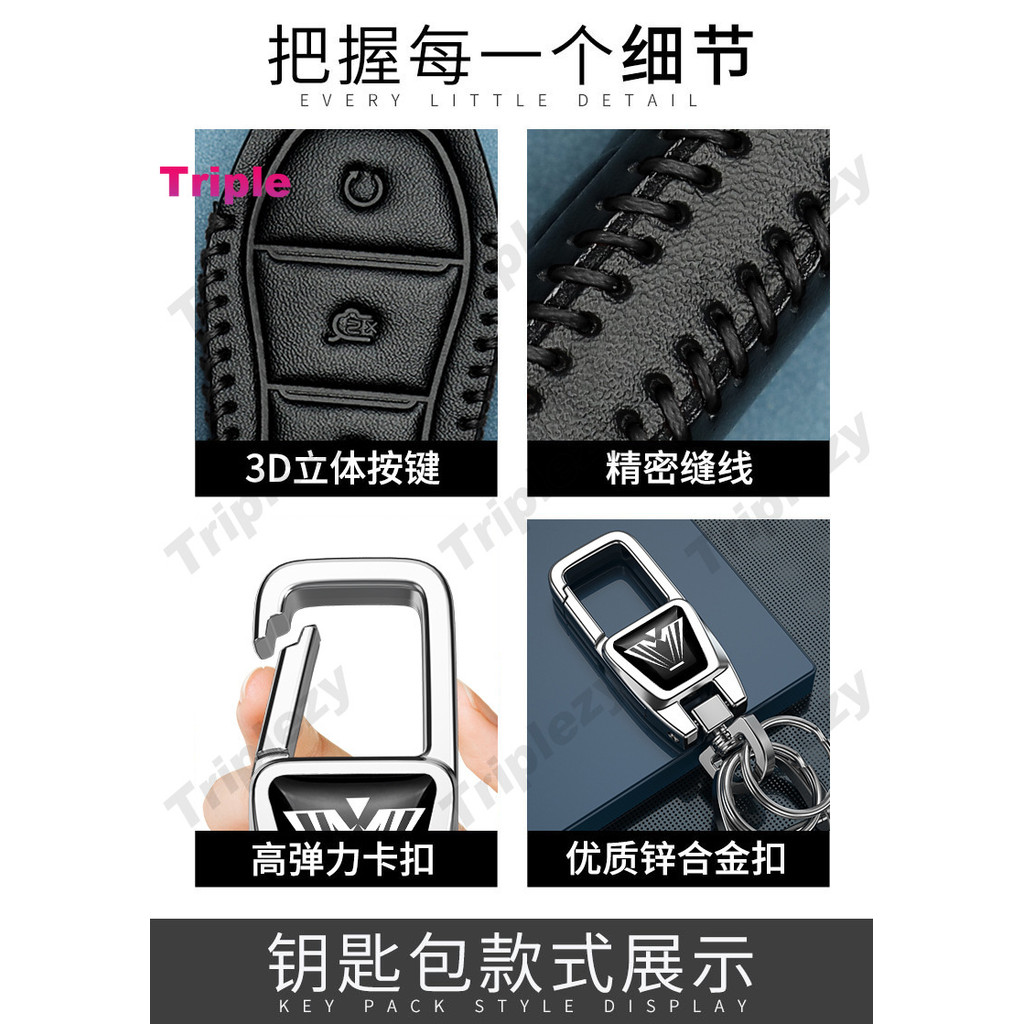 หนังปลั๊กเริ่มต้นกุญแจรถ Fob Shell ผู้ถือพวงกุญแจสําหรับ BMW 1 3 5 6 Series X1 X3 X5 X6 Z4 E81 E83 E84 E87 E82 E89 E90 E91 E92 E93 E60 E65 E61 E66 E64 E63 E66 E64 E66 E66 E64 E65 E66 E66 E66 E64 E71 E72 - รูปที่ 7