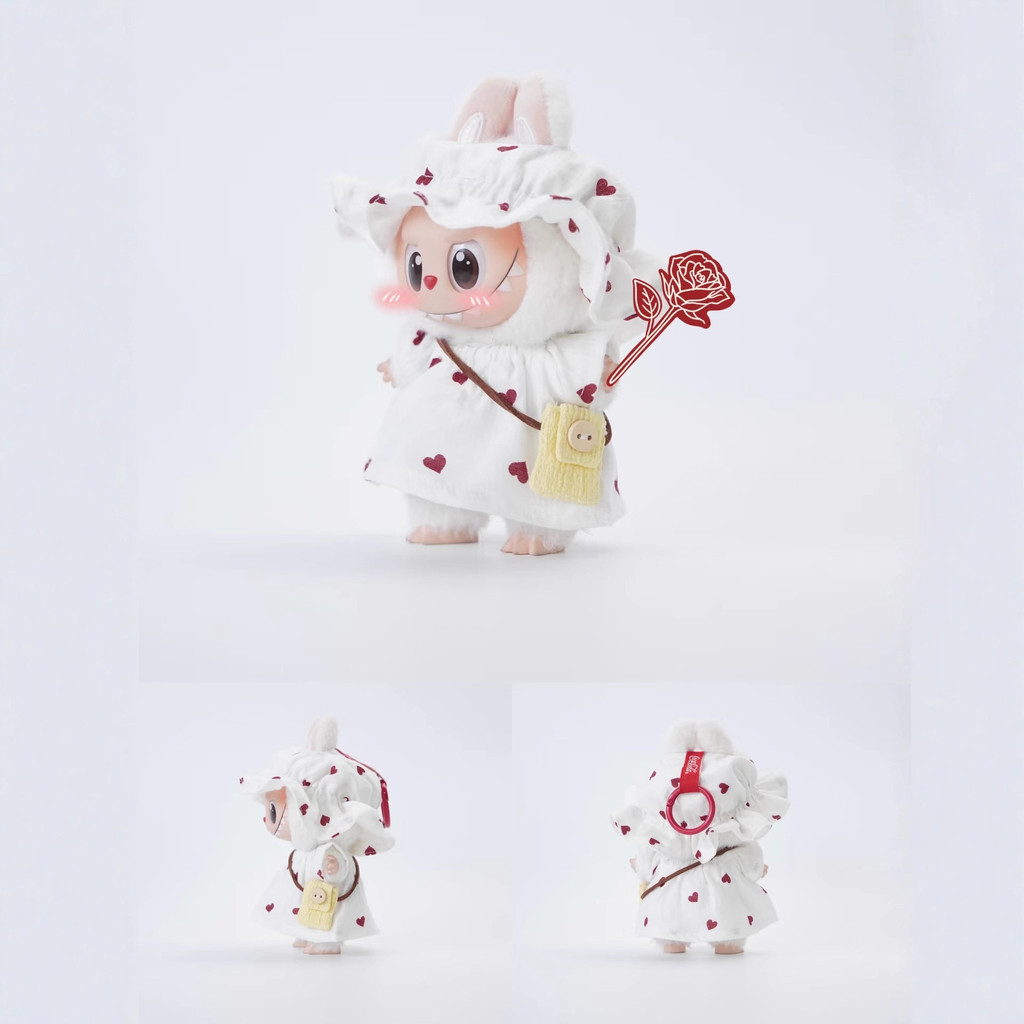 Qixi Eros labu เสื้อผ้าเด็ก labububu เสื้อผ้า 15 ซม. 123th Generation ไม่มีตุ๊กตา#WW0911#