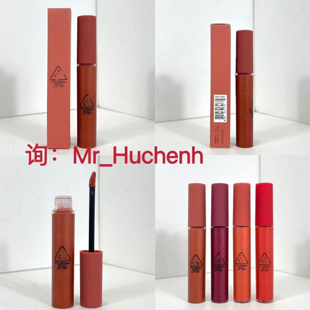 3C Yi สวมใส่อย่างเป็นทางการ Velvet Matte Lip Glaze 16 สี Live 25.9.9