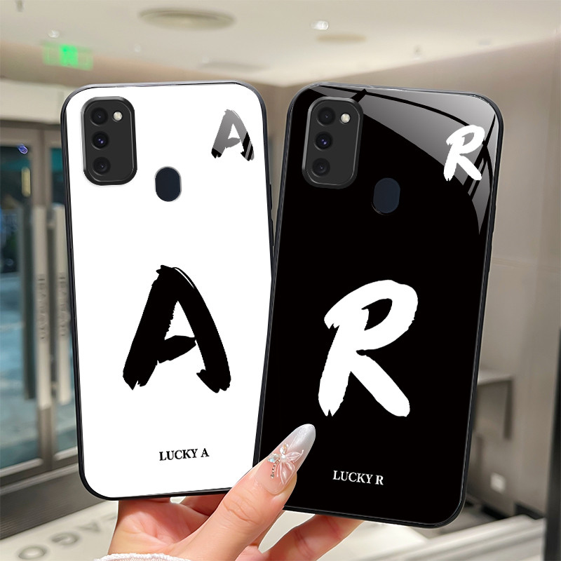 สําหรับ Samsung Galaxy M21 M30s กระจกนิรภัยเคสโทรศัพท์สําหรับ Samsung M30s M21 SM-M215F M307F Simple