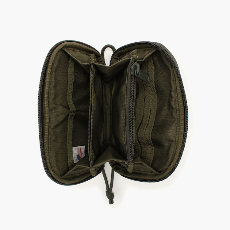 [Wei] Ready Stock EDC) American Made BRIEFING Wallet Multi-Purpose Portable Zipper Wallet