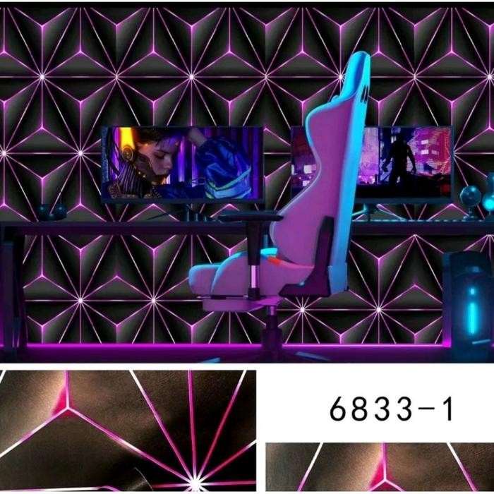 3D gem motif สติ๊กเกอร์ติดผนังวอลล์เปเปอร์ 3.5 ม. x 45 ซม. และ 7mx45 ซม. เหมาะสําหรับ dstudio/ห้องให