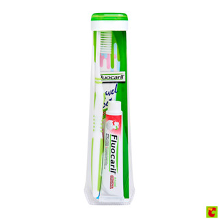 ฟลูโอคารีล โปรสลิม เซตแปรงสีฟันและยาสีฟัน สำหรับเดินทาง