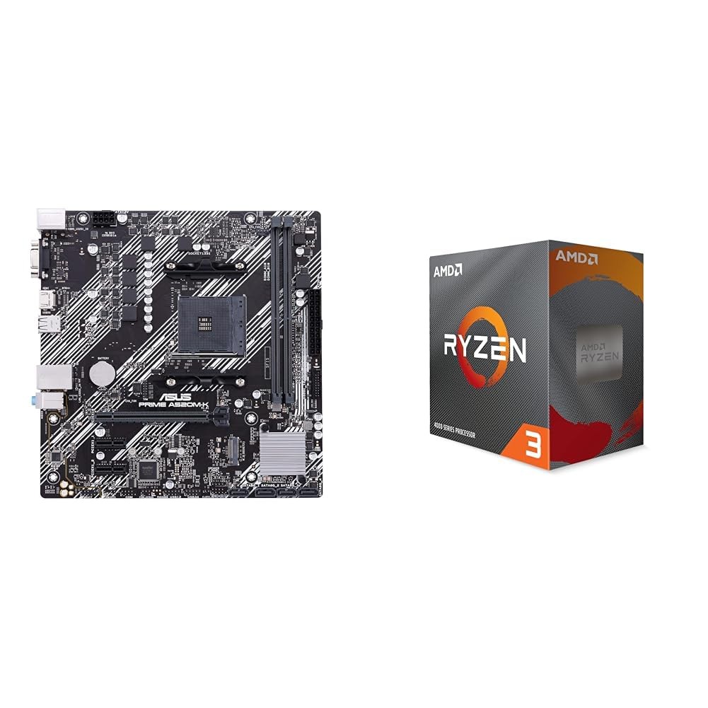 ASUS PRIME A520M-K AM4 Motherboard for AMD Ryzen 5000 Series - mATX A520  -  Exclusive