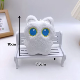 ตุ๊กตาแมวดำ พวงกุญแจตุ๊กตา Squeaky Big Eye Black Cat กระเป๋าจี้ตกแต่ง น่ารัก ของเล่น พวงกุญแจแมว KEY14