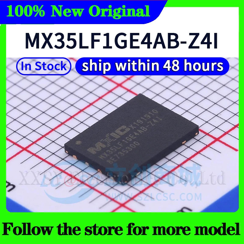 1PCS MX35LF1GE4AB-Z4I MX35LF1G24AD-Z4I MX35LF2GE4AD-Z4I MX35LF2G14AC-Z4I MX35LF2GE4AB-MI MX35LF4G24A