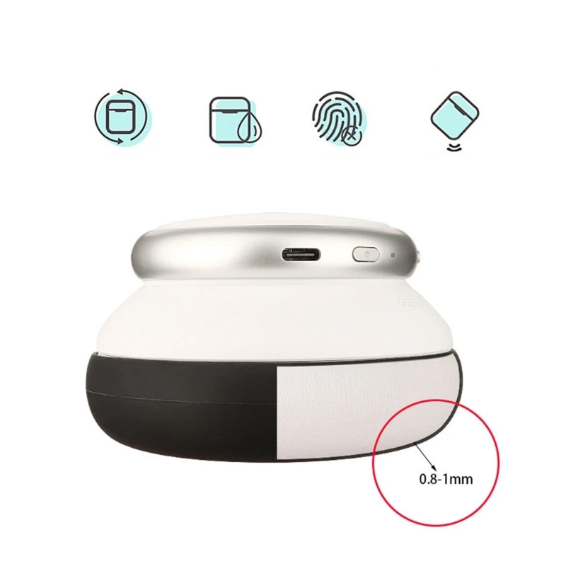 แผ่นรองหูฟังซิลิโคนสําหรับพื้นที่ Q45 Over Ear Headphones Protector แผ่นรองหูฟังกันเหงื่อและล้างทําค