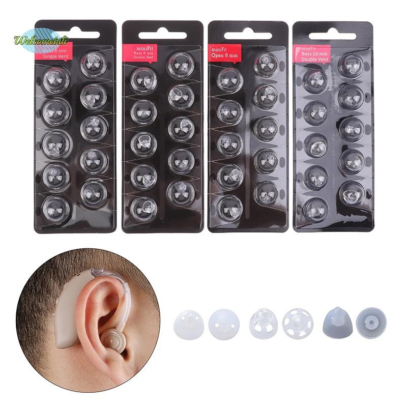 [WLB-t] เดี่ยว/คู่/เปิด Vent เครื่องช่วยฟังโดมสําหรับ Oticon Minifit หูหมวกอะไหล่อุปกรณ์เสริมสําหรับ