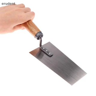 Erudent 1PCS Float Margin Trowel ถังเหล็กแมงกานีส Putty มีดอิฐ Gauging Wall Plastering มีดเครื่องมือใหม่