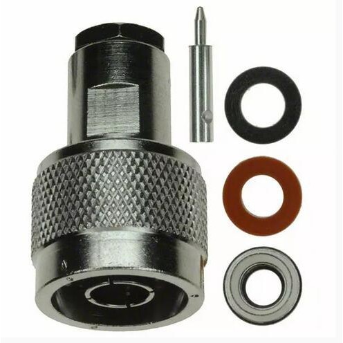 พร้อมส่ง Amphenol-RF/000-34025 ขั้วต่อโคแอกเซียล STR 50 OHM SOLDER เดิมแท้