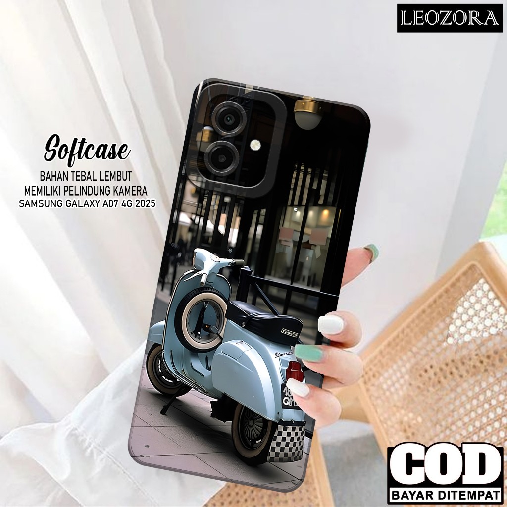 HP Samsung Galaxy A07 4G 2025 กรณีล่าสุด Softcase Pro กล้อง Softcase Samsung A07 4G เคสโทรศัพท์ Sams