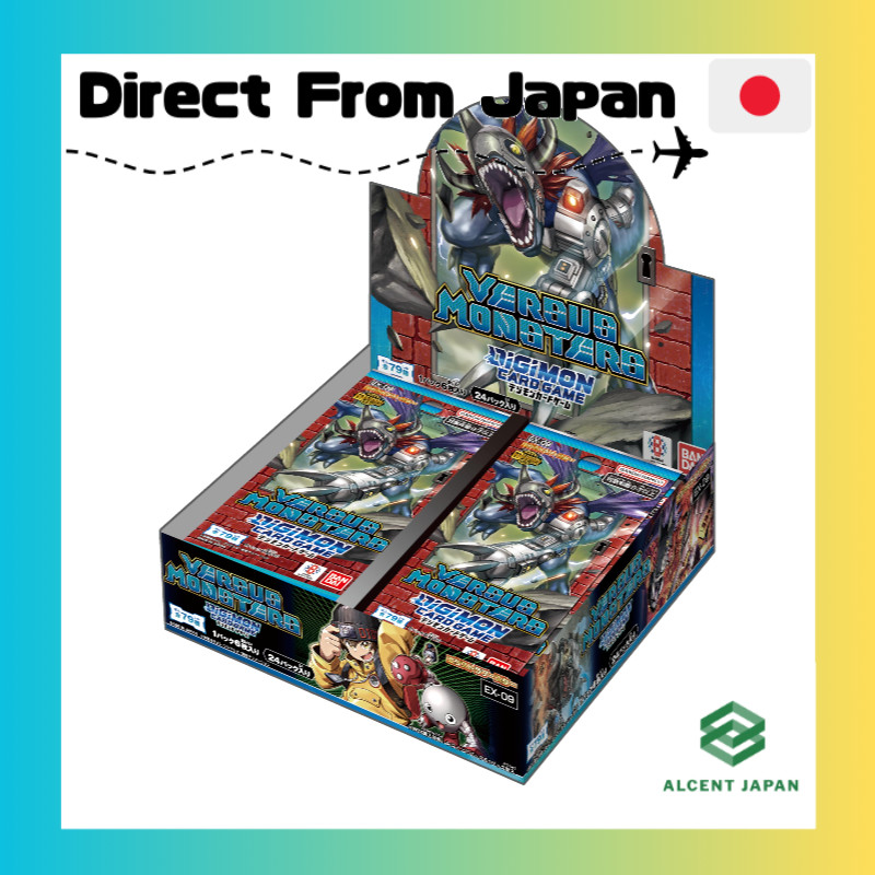 BANDAI Digimon Card Game Extra Booster VERSUS MONSTERS【EX-09】 (BOX) 24 Packs Included