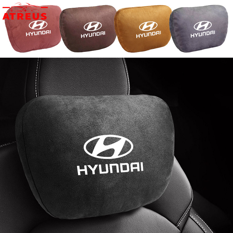 Hyundai หมอนรองคอสําหรับรถยนต์ พนักพิงศีรษะรถยนต์ รถที่นั่ง หมอนรองคอในรถ หมอนรองคอคุณภาพสูง คอสนับส