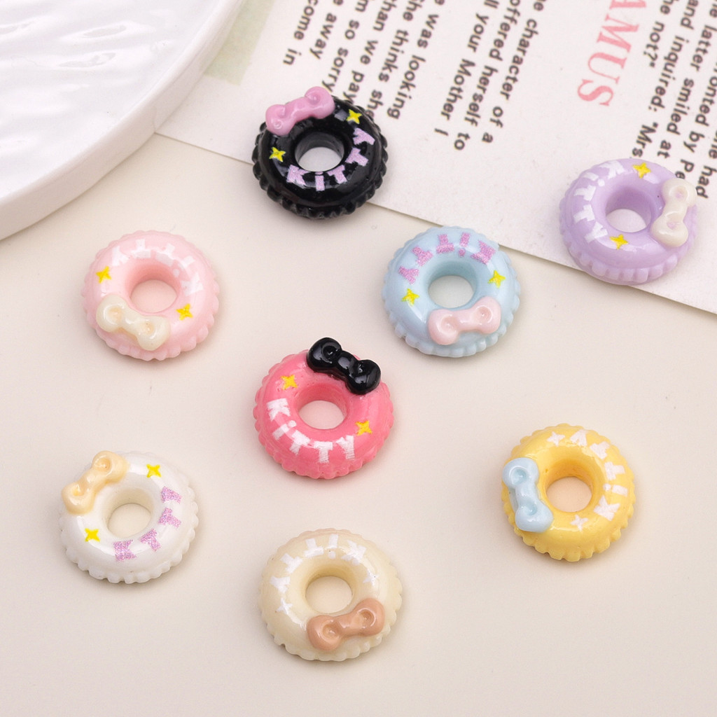 20PCS Bow Donuts Mini เรซิ่น Charms สําหรับ DIY (1-175)