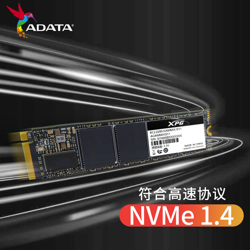 ADATA/ADATA 512G SSD Solid State Drive M.2 NVMe เดสก์ท็อปโน้ตบุ๊ค PCIE3.0 อินเทอร์เฟซ