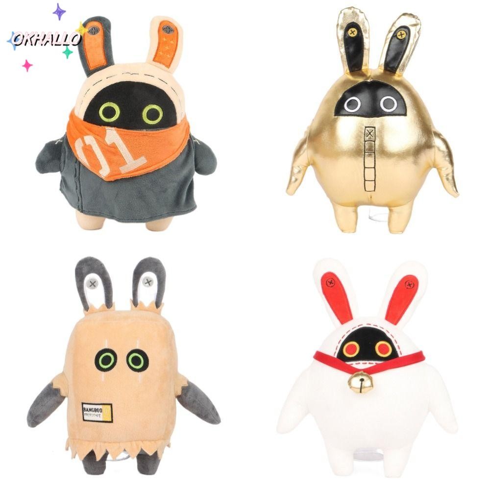 OKHALLO Plushie ตุ๊กตาสัตว์, Zenless Zone Zero ZZZ เกมตุ๊กตาตุ๊กตา, การ์ตูน Shark Bangboo Plush Peri