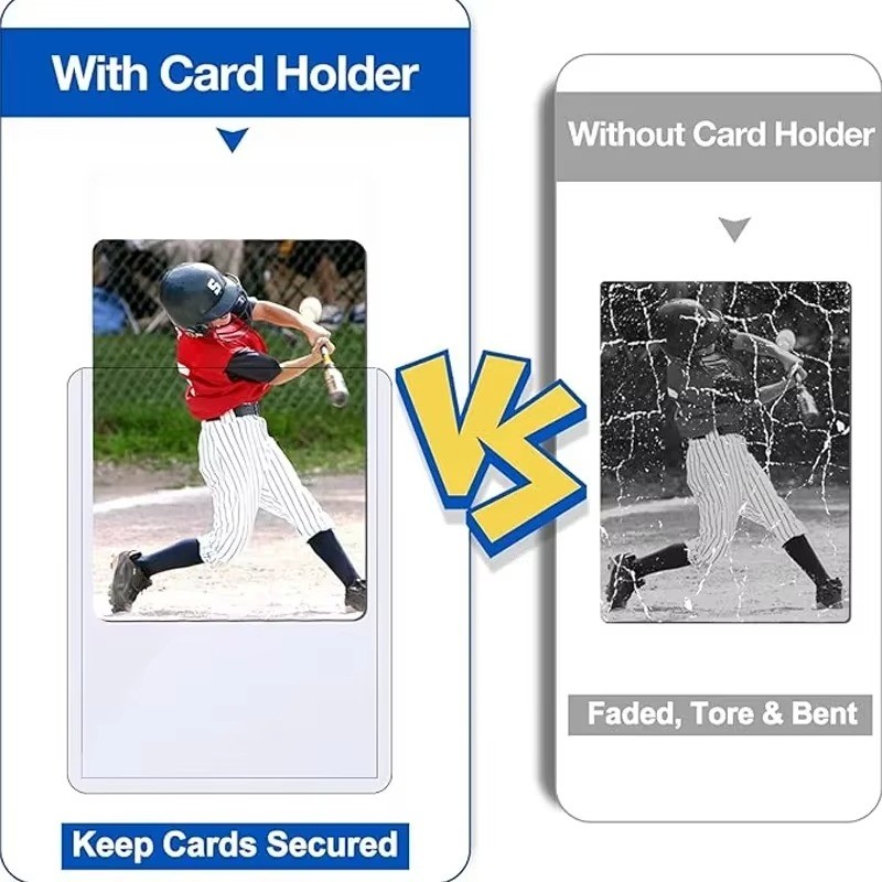 35จุด ปลอกการ์ดแข็งพีวีซีโปร่งใส-ฝาครอบการ์ดเกมภาพถ่ายไอดอลป้องกันรอยขีดข่วน-ที่ใส่สะสมบัตรพลาสติก ความละเอียดสูง,10/20/30/50ชิ้น - รูปที่ 5