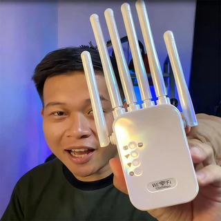 2.4/5Gตัวขยายสัญญาณ WiFi WiFi รีพีตเตอร์ ตัวขยายสัญญาณ WiFi Dual Band ตัวเสริมสัญญาณ WiFi ตัวขยายสัญญาณเราเตอร์