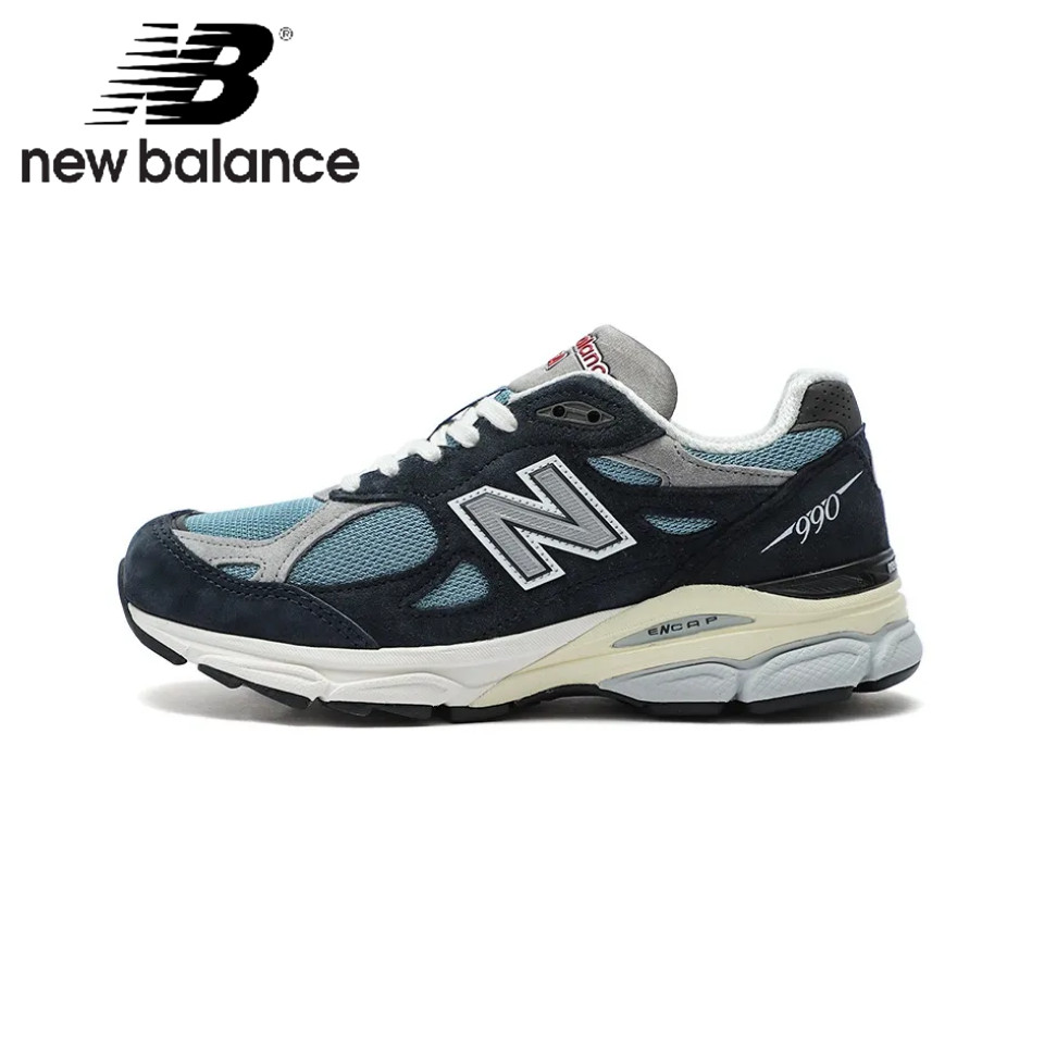 （ของแท้ 100%）New Balance NB 990 V3 NB 990 V3 M990TE3 รองเท้าเดินป่าใบสำหรับผู้ชาย และผู้หญิง