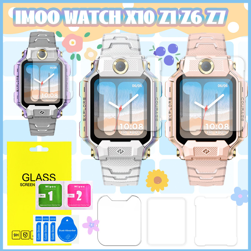 1/2/3/5PCS ฟิล์ม Imoo Phone watch X10 / ฟิล์มกระจกกันรอย / กันจอแตก imoo Z1 Z6 Z7 / กระจกนิรภัย / กร
