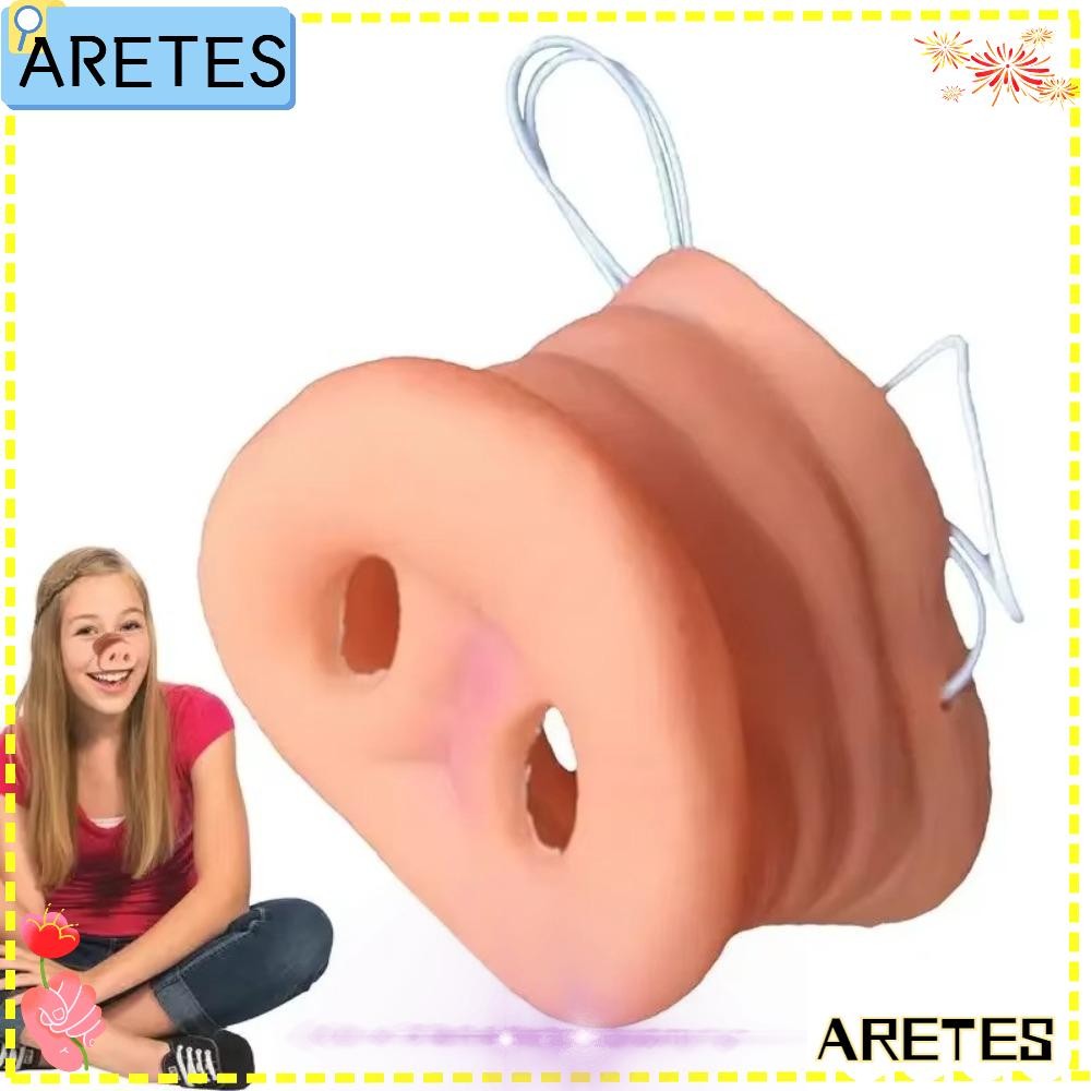 ARETS Latex หมู Snout, ฮาโลวีนเด็กโปรดปรานปลอมจมูกหมู, Party Decor ผู้ใหญ่ Masquerade Party คอสเพลย์ Props ของขวัญเด็ก