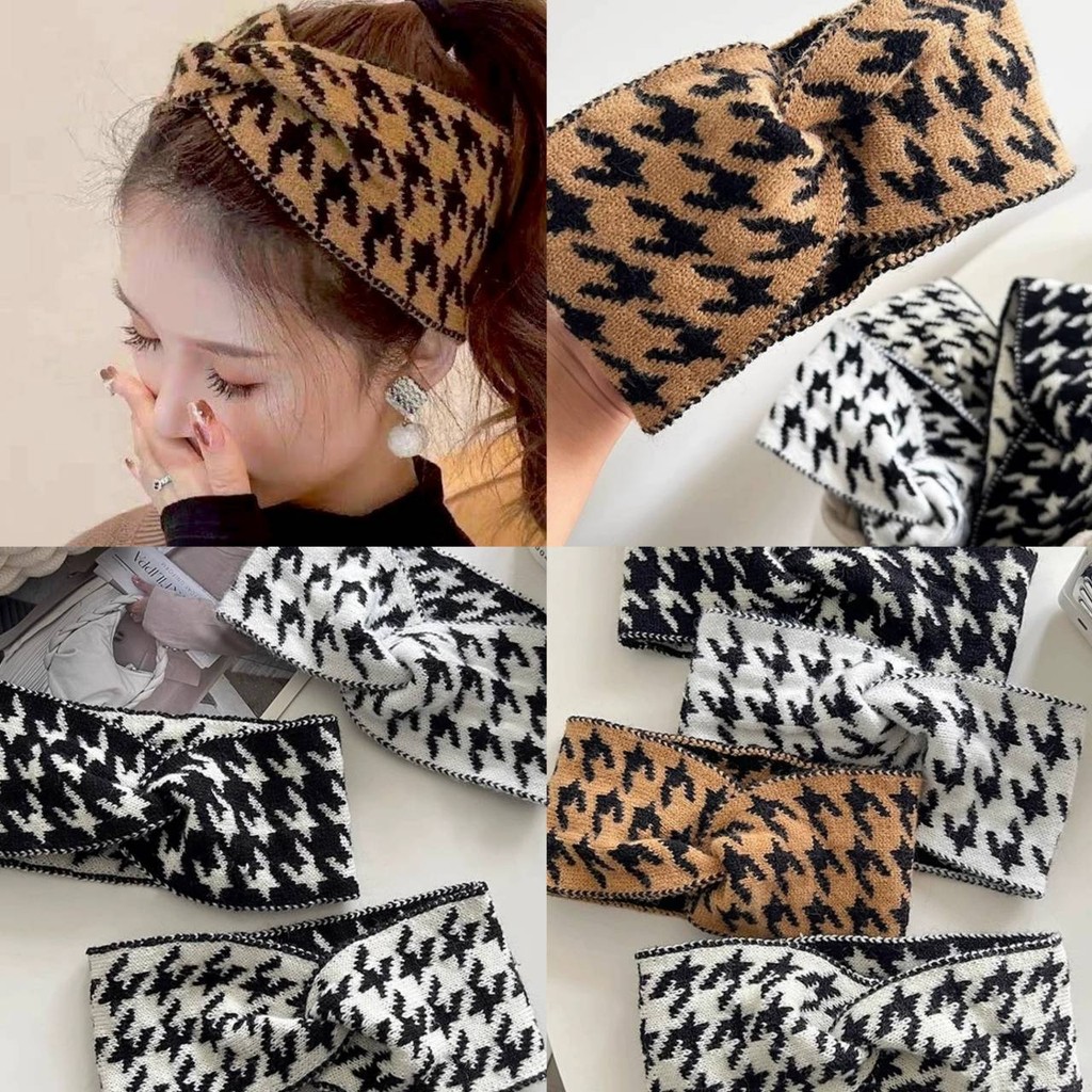 Aurora🛒พร้อมส่ง🚚 (รูปถ่ายจากงานจริง) ผ้าคาดผม ลายทาง สีพื้นยืดพอดี ใส่ได้ทุกวันแมตได้ทุกลุค