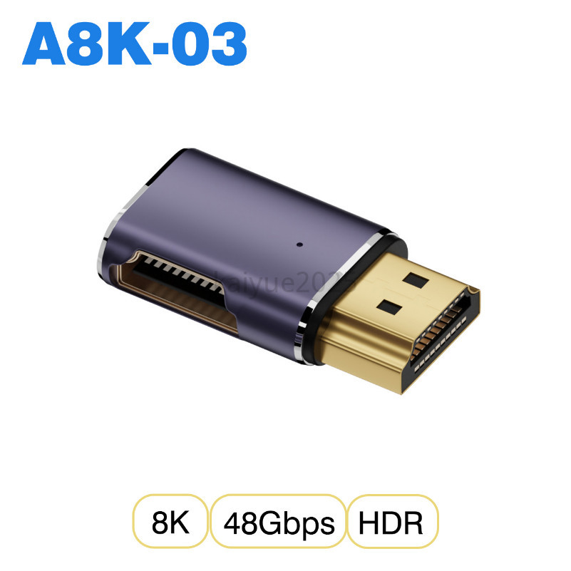 1PC สําหรับ HDTV โปรเจคเตอร์ PS4 PS5 แล็ปท็อป PCHDMI2.1 อะแดปเตอร์สาย mini micro hdmi to HDMI 2.1 Converter 48Gpbs 8K60HZ 4K120HZ KY98 - รูปที่ 7