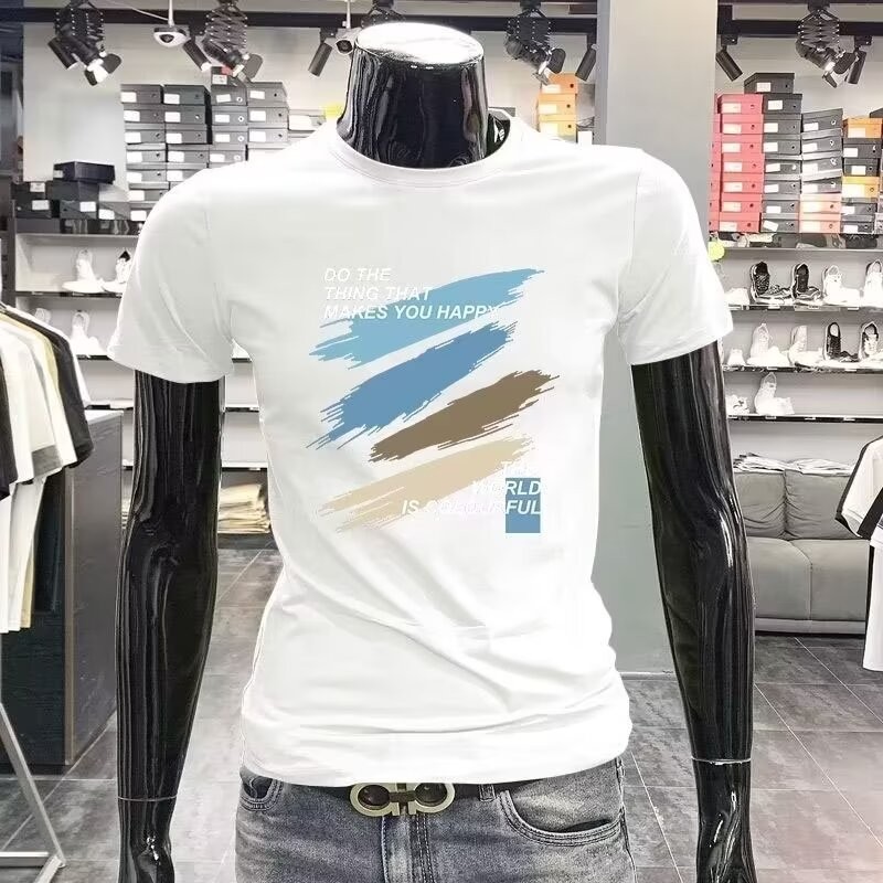 2025 NEW 2025P20 (Mercerized Cotton Lycra) B-676 Black/White/Gray S-5XL Sizes new23 R4VL