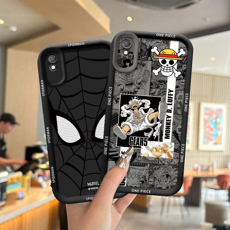 ปลอก เหมาะสําหรับ Redmi 9A, 9AT, 9A Sport, 9i, 9i Sport Anime เคสโทรศัพท์ซิลิโคน, ส่วนบุคคล Ins สไตล