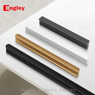Minimalist Elongated ตู้เสื้อผ้าประตู Handles โมเดิร์นลิ้นชัก Handle ตู้ครัวดึงยาวเฟอร์นิเจอร์อุปกรณ์เสริม