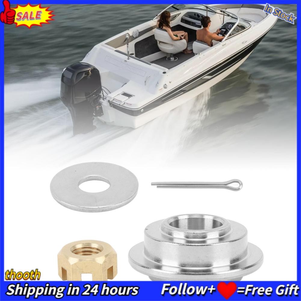 Thooth Propeller Nut Kit 90171-10m01 Metal Complete Outboard Bushing ทนทานสำหรับเรือ
