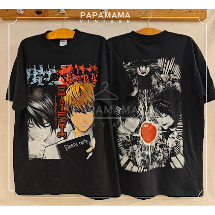 Death Note Dead Stock vintage 2000 tour เสื้อวินเทจ เสื้อทัวร์ วงร๊อค papamama vintage shirt