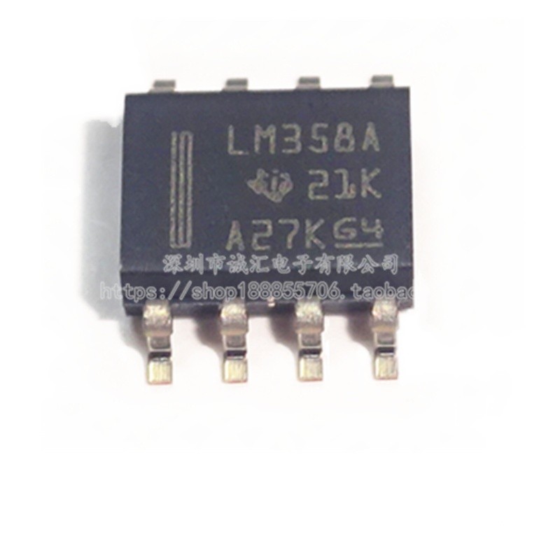 ยี่ห้อใหม่ LM358A LM358ADR SOIC-8 ชิปเครื่องขยายเสียงการทํางานมาตรฐานสองช่อง