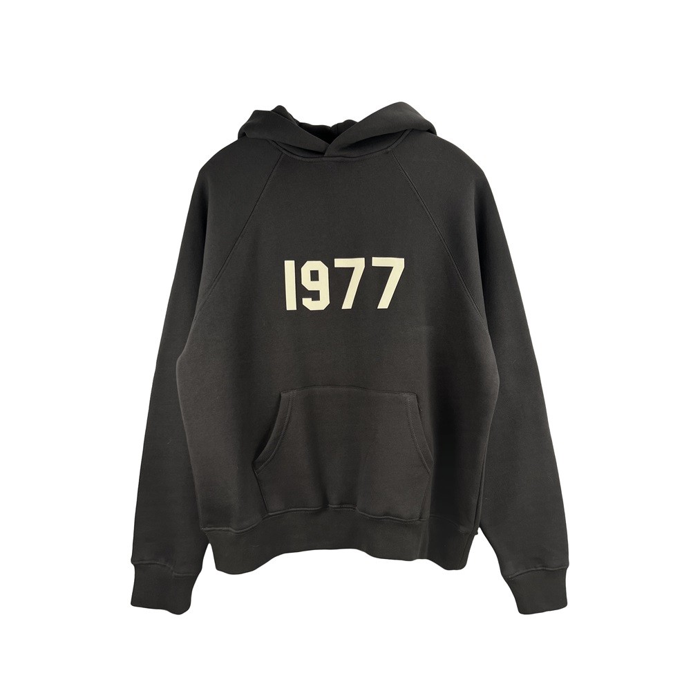 FEAR OF GOD ESSENTIALS Hoodie 1977 เสื้อกันหนาวแบบฮุ๊ดดี้ที่กำลังเป็นที่นิยม