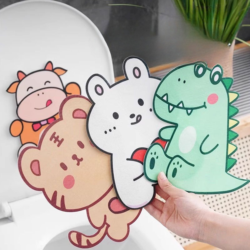 สติกเกอร์ดับกลิ่นห้องน้ำ สติกเกอร์ติดห้องน้ำลายการ์ตูนแบบมีกาวในตัว ช่วยดับกลิ่นและคงความหอมของห้องน้ำ พร้อมส่งจากไทย ราคา ถูกที่สุด ดีลบีเคเค รูปภาพหลัก