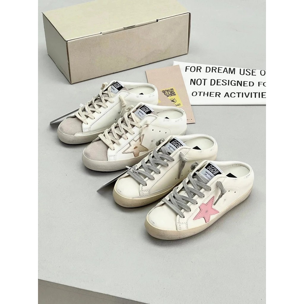 GGDB รองเท้าผ้าใบลำลองสีขาารองเท้าผู้หญิง