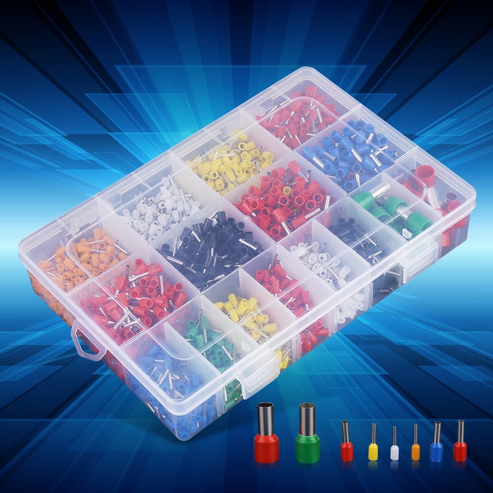 Freemarket Terminals 2120 ชิ้น Wire Crimp Terminal 22AWG ถึง 5AWG ใช้ในการเชื่อมต่อสําหรับโรงรถช่างไ